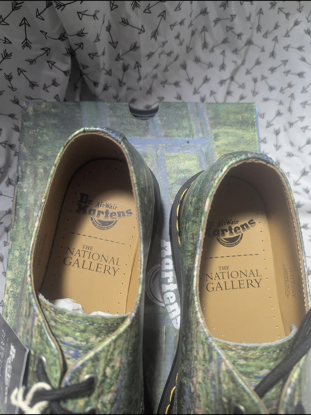 Dr. Martens 1462 The National Gallery Monet Water Lily Pond Oxford Shoe - Picture 6 of 10